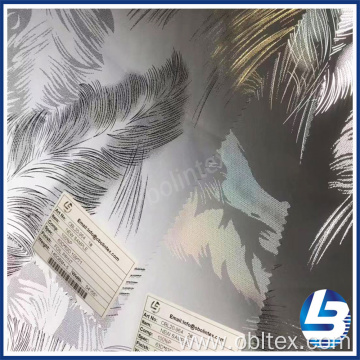 OBL20-964 Polyester Reflective Foil Print Fabric For Jacket